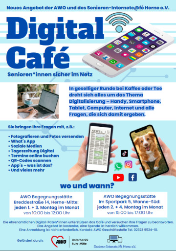 Plakat - Digital Café - ohne Start