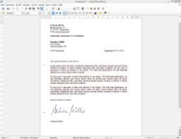 Libre Office Writer Brief